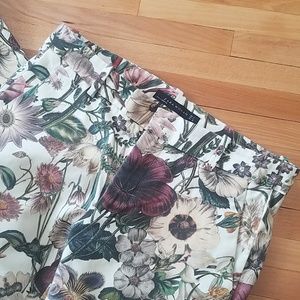 Zara Floral Print Pants Size 5